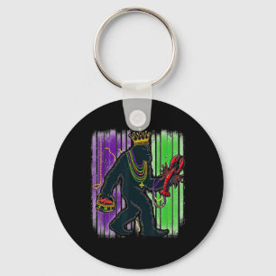 Chaveiro Sasquatch Mardi Gras Bigfoot Homens Engraçados Car