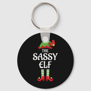 Chaveiro Sassy Elf Family Matching Group Natal