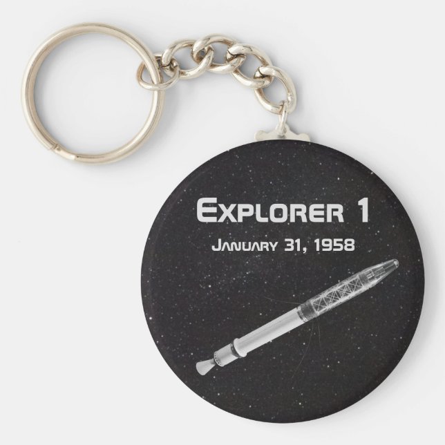 Chaveiro Satélite do Explorer 1 (Frente)