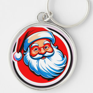 Chaveiro Saudação Alegre de Papai Noel