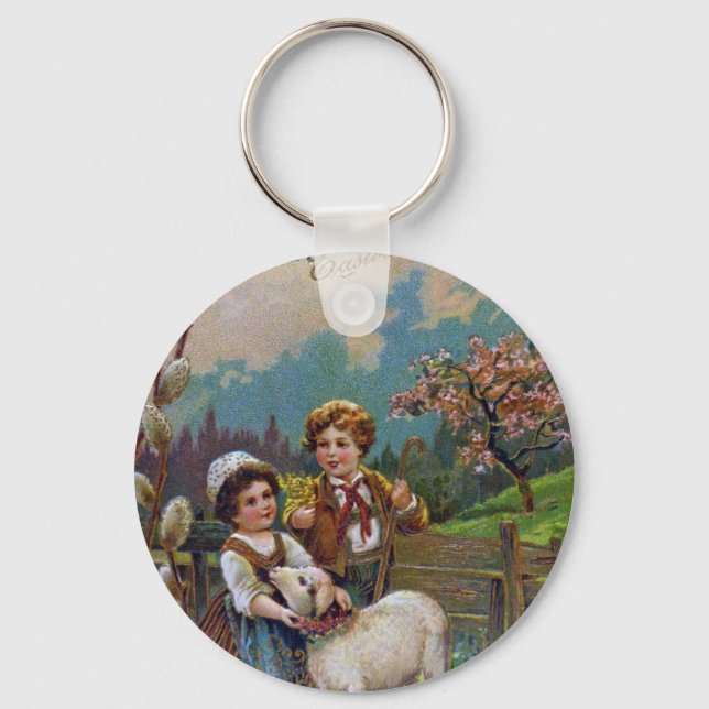 Chaveiro Saudações páscoas 1908 (Frente)