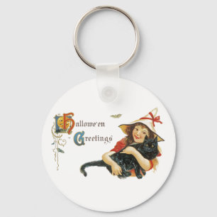 Chaveiro Saudações Vintage Halloween