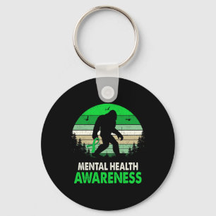 Chaveiro Saúde Consciência Pé Grande Sasquatch Saúde Mental