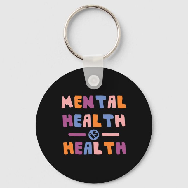 Chaveiro Saúde é saúde nacional conhecimento mensal positiv (Frente)