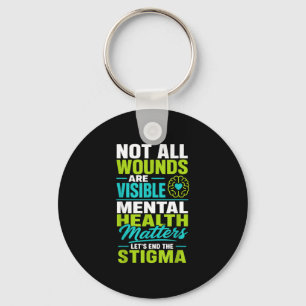 Chaveiro Saúde mental autocuidado acaba com o estigma