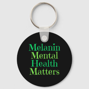 Chaveiro Saúde Mental da Melanina é Importante Saúde Mental
