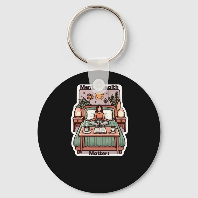 Chaveiro Saúde Mental S - Confirmação Positiva Diária (Frente)