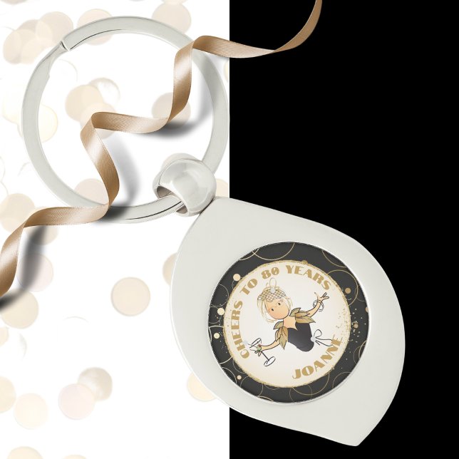 Chaveiro Saúde para 80 animações engraçadas para seu aniver (Criador carregado)