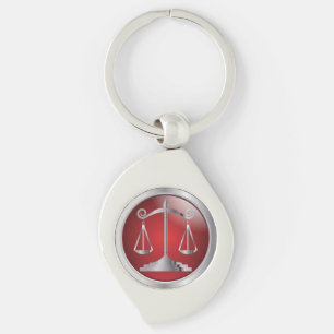 Chaveiro Scales of Justice   Law   Lawyer   Red
