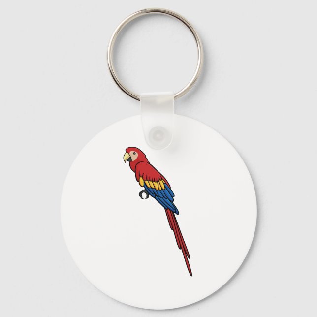 Chaveiro Scarlet Macaw (Frente)