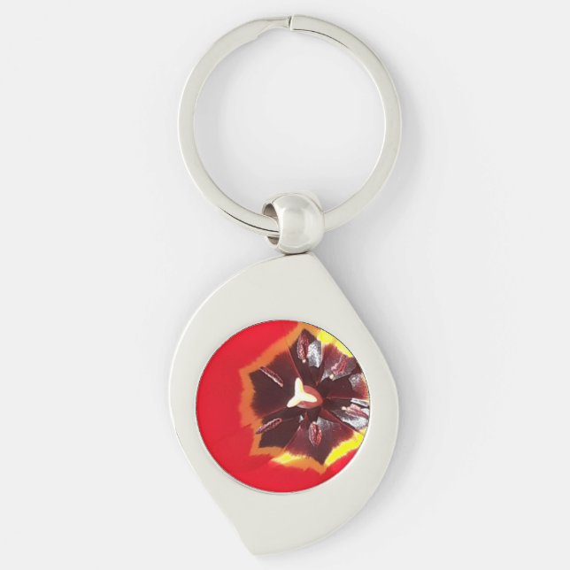 Chaveiro Scarlet Red Tulip Metal (Frente)