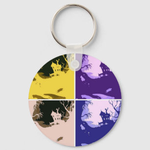 Chaveiro Scary Halloween House