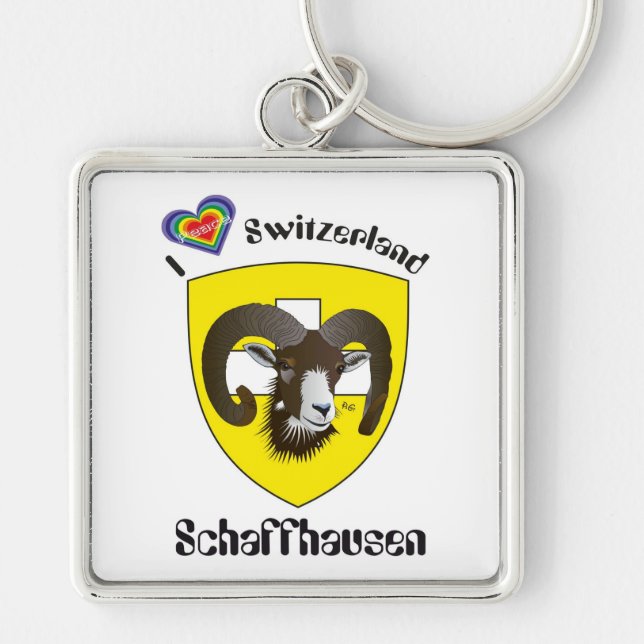 Chaveiro Schaffhausen Schweiz Schlüsselanhänger (Frente)