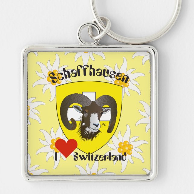 Chaveiro Schaffhausen Schweiz Schlüsselanhänger (Frente)