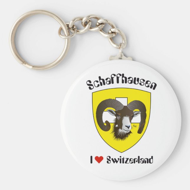 Chaveiro Schaffhausen Schweiz Schlüsselanhänger (Frente)