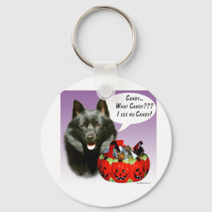 Chaveiro Schipperke Halloween Candy