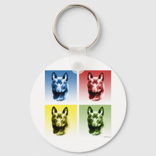 Chaveiro Schipperke Pop Art
