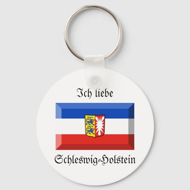 Chaveiro Schleswig-Holstein Flag Gem (Frente)