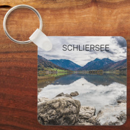 Chaveiro Schliersee Bavaria Lake Alemanha Panorama Souvenir