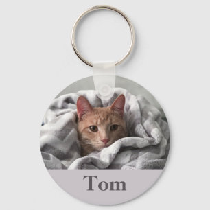 Chaveiro Schlüsselanhänger mit dem Foto Deiner Katzen