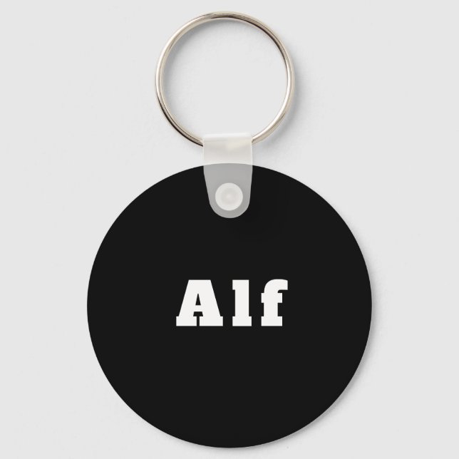 Chaveiro Schlüsselanhänger mit Namen Alf (Frente)