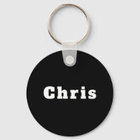 Schlüsselanhänger mit Namen Chris
