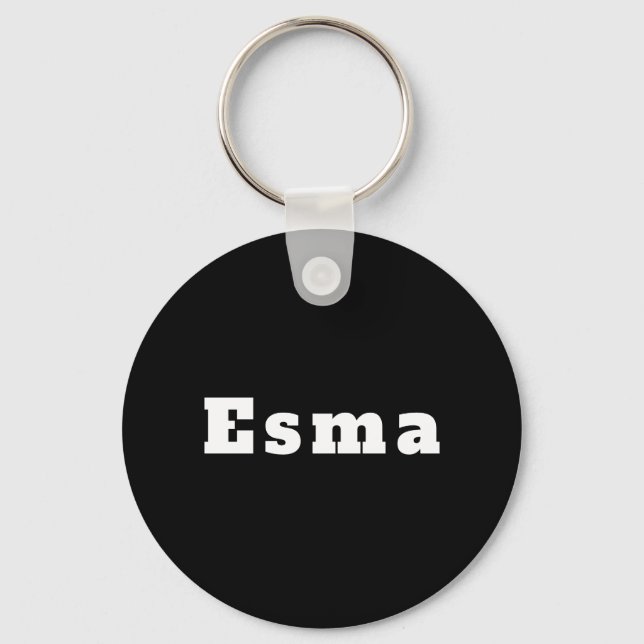 Chaveiro Schlüsselanhänger mit Namen Esma (Frente)