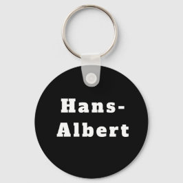 Chaveiro Schlüsselanhänger mit Namen Hans-Albert