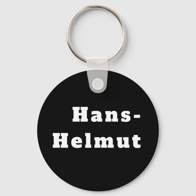 Chaveiro Schlüsselanhänger mit Namen Hans-Helmut (Frente)