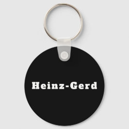 Chaveiro Schlüsselanhänger mit Namen Heinz-Gerd