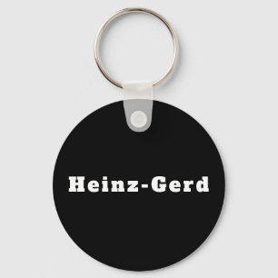Chaveiro Schlüsselanhänger mit Namen Heinz-Gerd