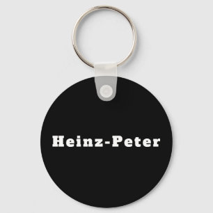 Chaveiro Schlüsselanhänger mit Namen Heinz-Peter