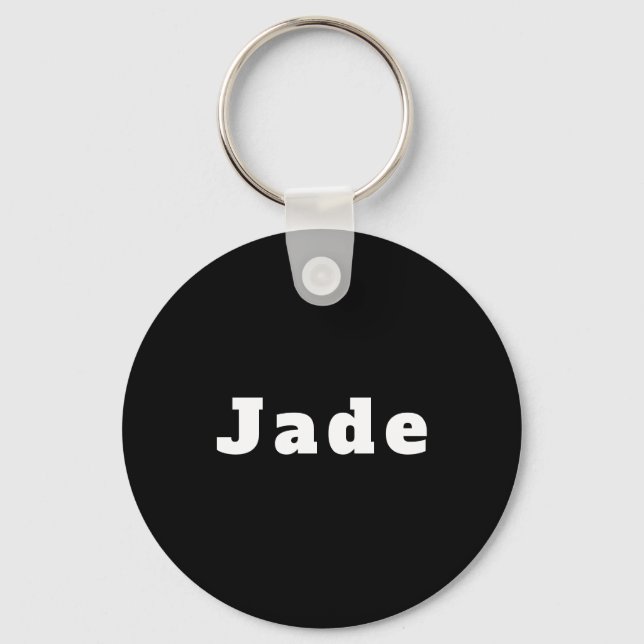 Chaveiro Schlüsselanhänger mit Namen Jade (Frente)