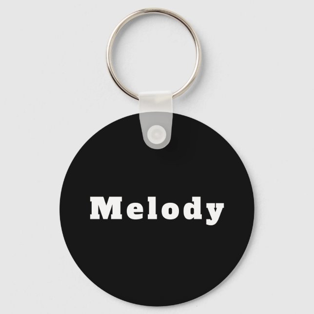 Chaveiro Schlüsselanhänger mit Namen Melody (Frente)