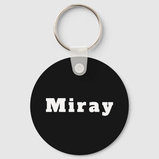Chaveiro Schlüsselanhänger mit Namen Miray (Frente)