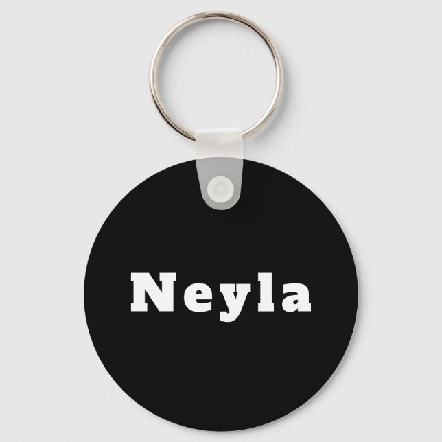 Chaveiro Schlüsselanhänger mit Namen Neyla (Frente)