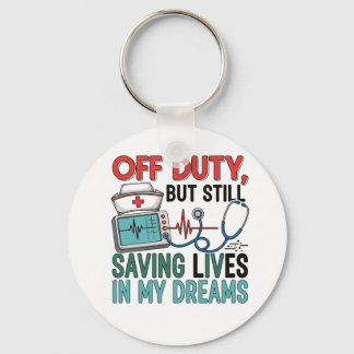 Chaveiro Schlüsselanhänger Nurse off Duty