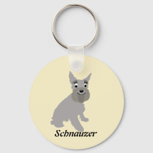 Chaveiro Schnauzer dos desenhos animados