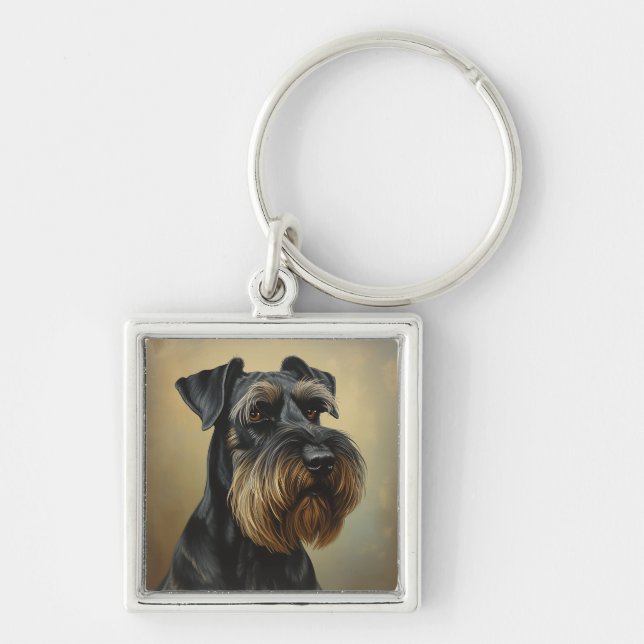 Chaveiro Schnauzer Gigante (Frente)