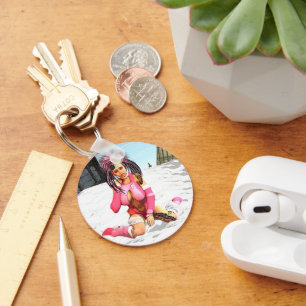 Chaveiro Sci Fi Female Cyborg