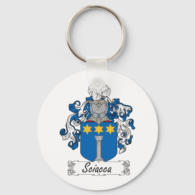 Chaveiro Sciacca Family Crest (Frente)