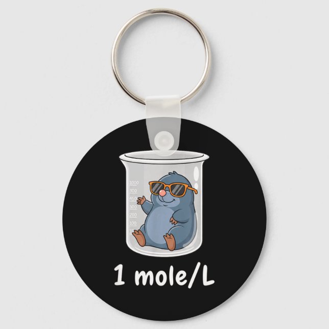 Chaveiro Science &amp; Technology Funny Chemistry 1 Mole L  (Frente)