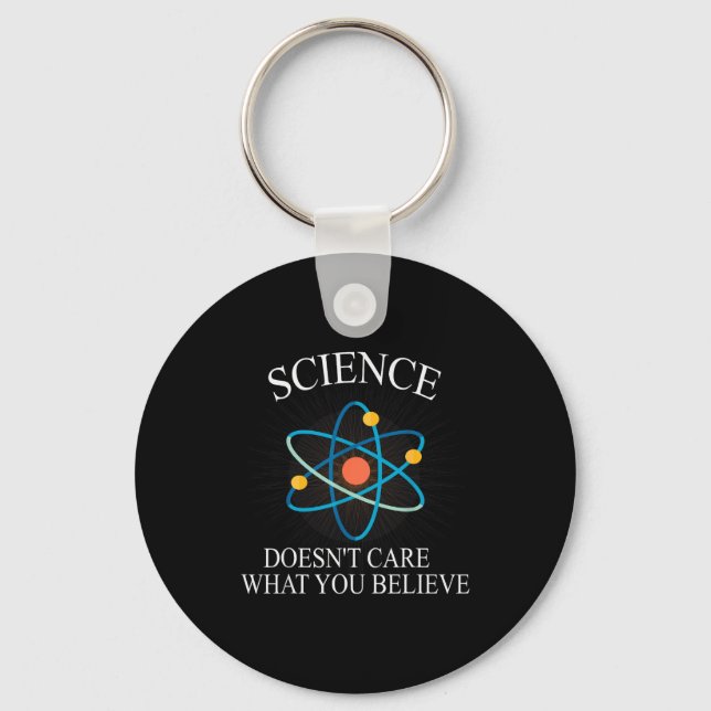 Chaveiro Science Doesn't Care What You Believe Funny Scienc (Frente)