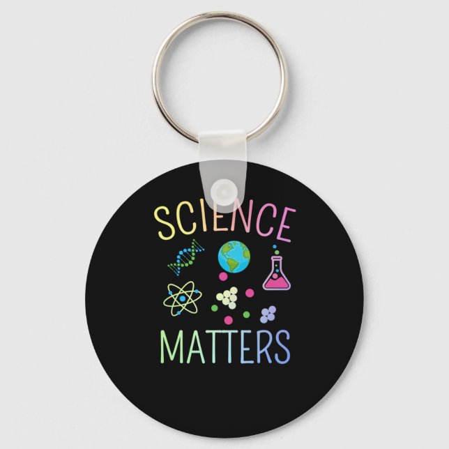 Chaveiro Science S - Engraçado Pun Sticker (Frente)