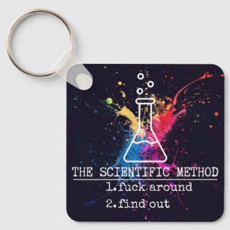 Chaveiro Scientific Method FAFO Keychain