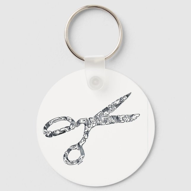 CHAVEIRO SCISSORS - PRECISA DE UM CORTE DE CABELO? (Frente)