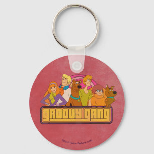 Chaveiro Scooby-Doo   "Groovy Gang" - Gráfico de desenho an