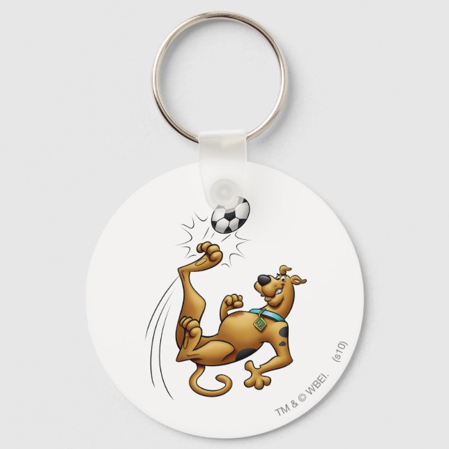 Chaveiro Scooby-Doo Soccer Cabeça Aberta (Frente)