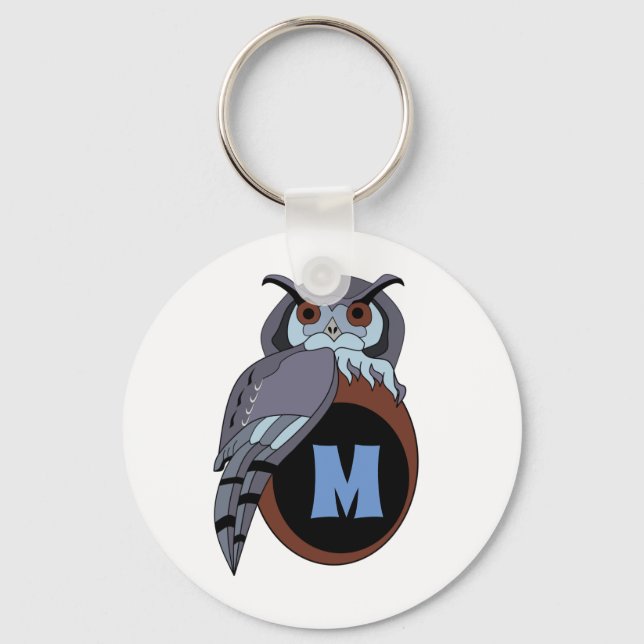 Chaveiro Scop Owl Monograma (Frente)