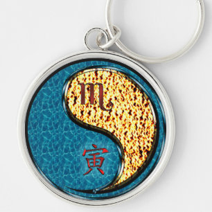 Chaveiro Scorpio & Fire Tiger